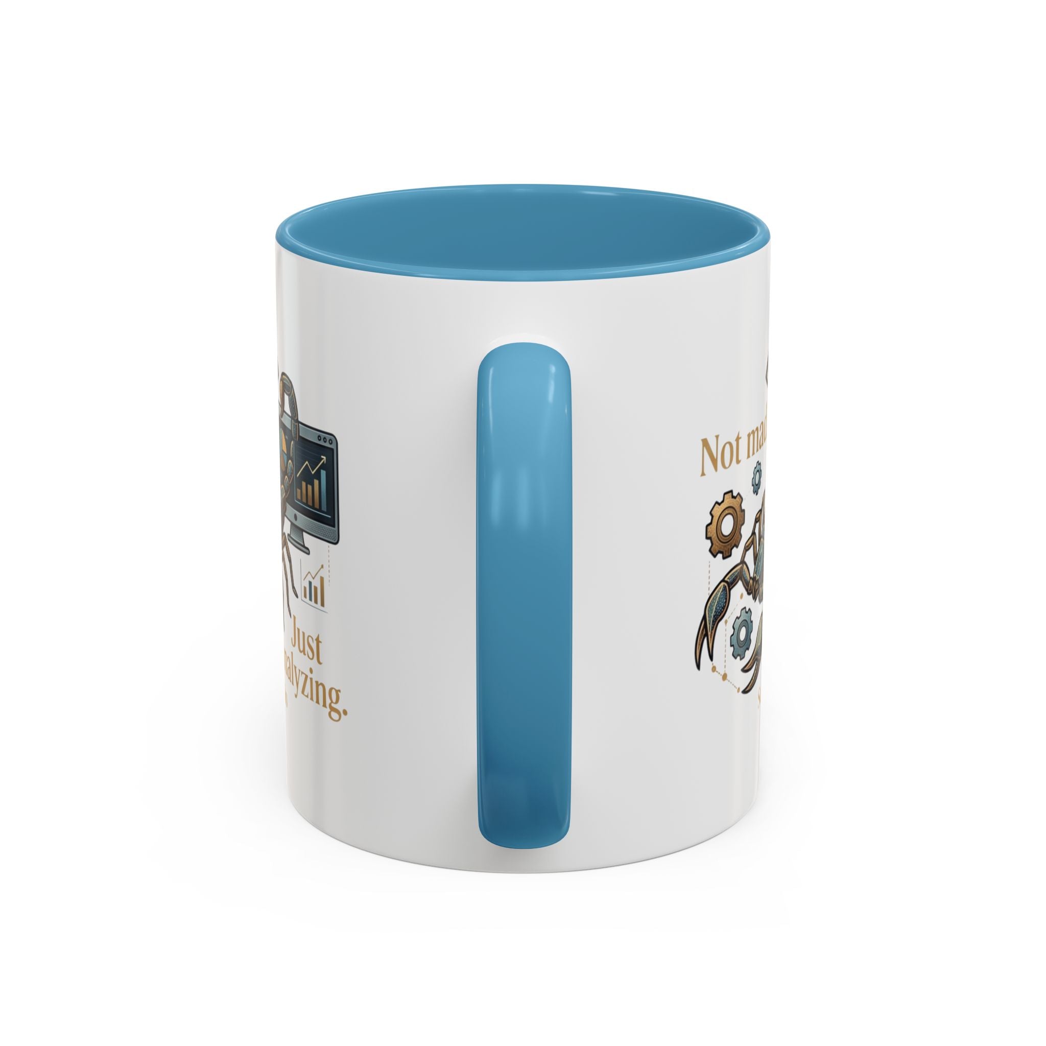 Scorpio Coffee Mug — "Not Mad. Just Analyzing." Accent 11/15oz