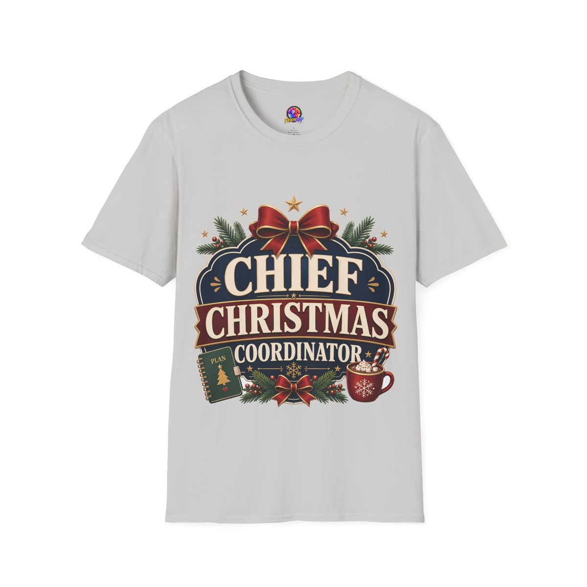 Christmas T-Shirt — "Chief Christmas Coordinator" Holiday Graphic Tee