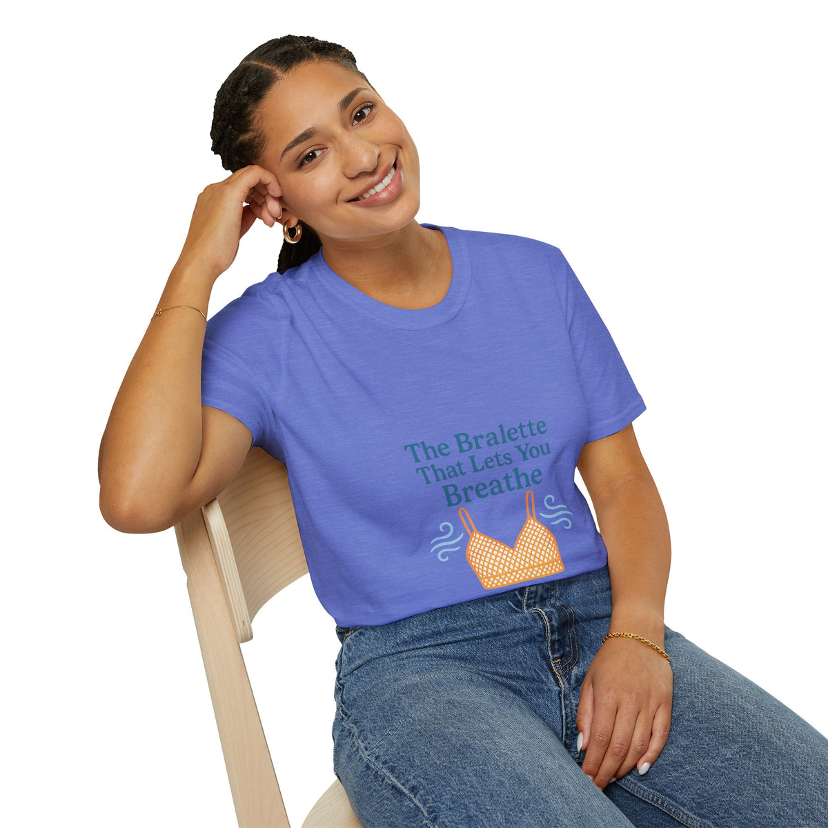 T-Shirt — "The Bralette That Lets You Breathe" Graphic Tee - Trending Now - October 2026