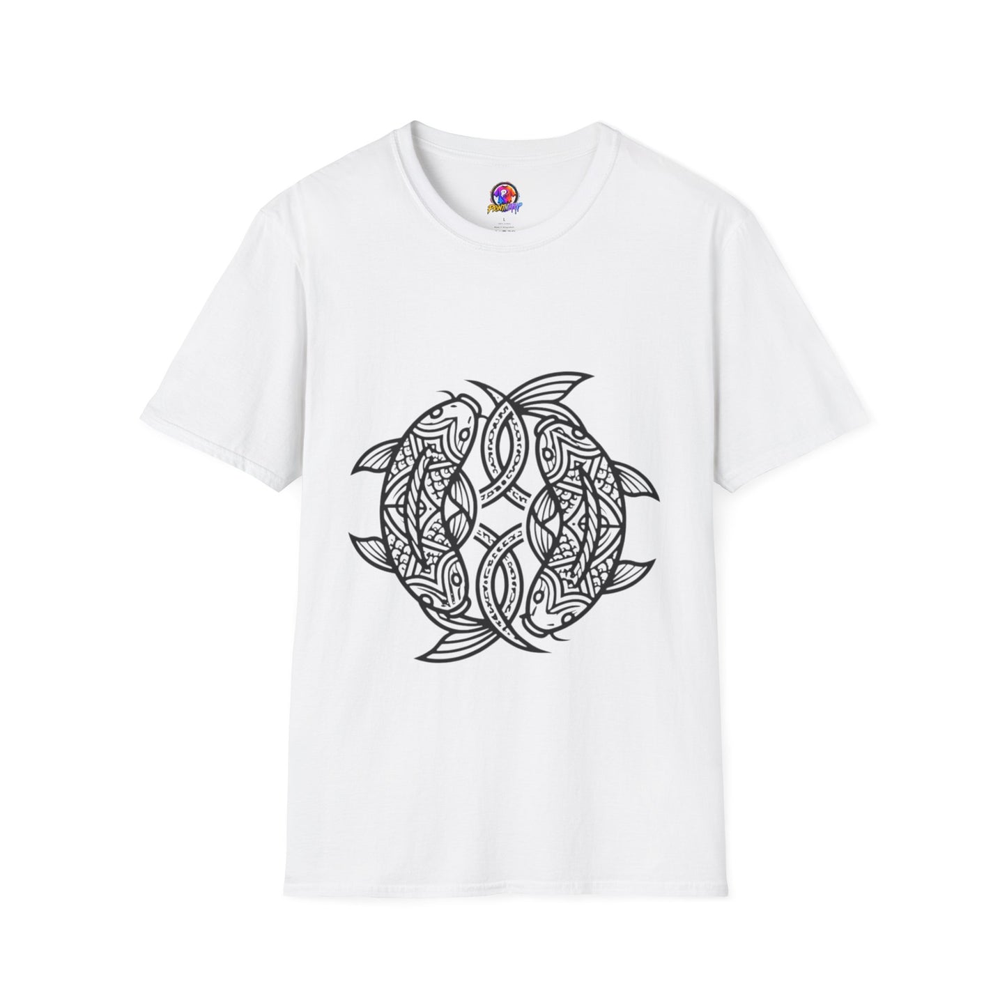T-Shirt — Intricate Tribal Turtle Line Art Graphic Tee