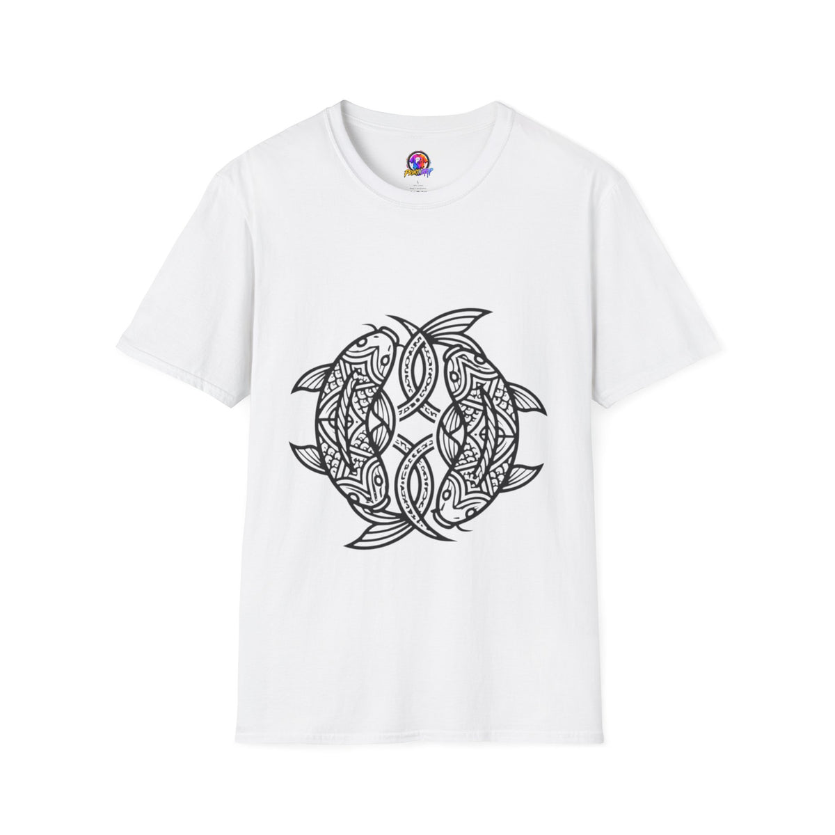 T-Shirt — Intricate Tribal Turtle Line Art Graphic Tee