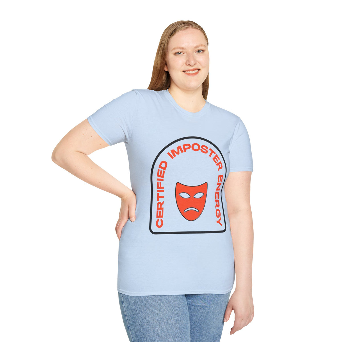 Certified Imposter Energy T-Shirt — Funny Sarcastic Graphic Tee - Trending Now - August 2026