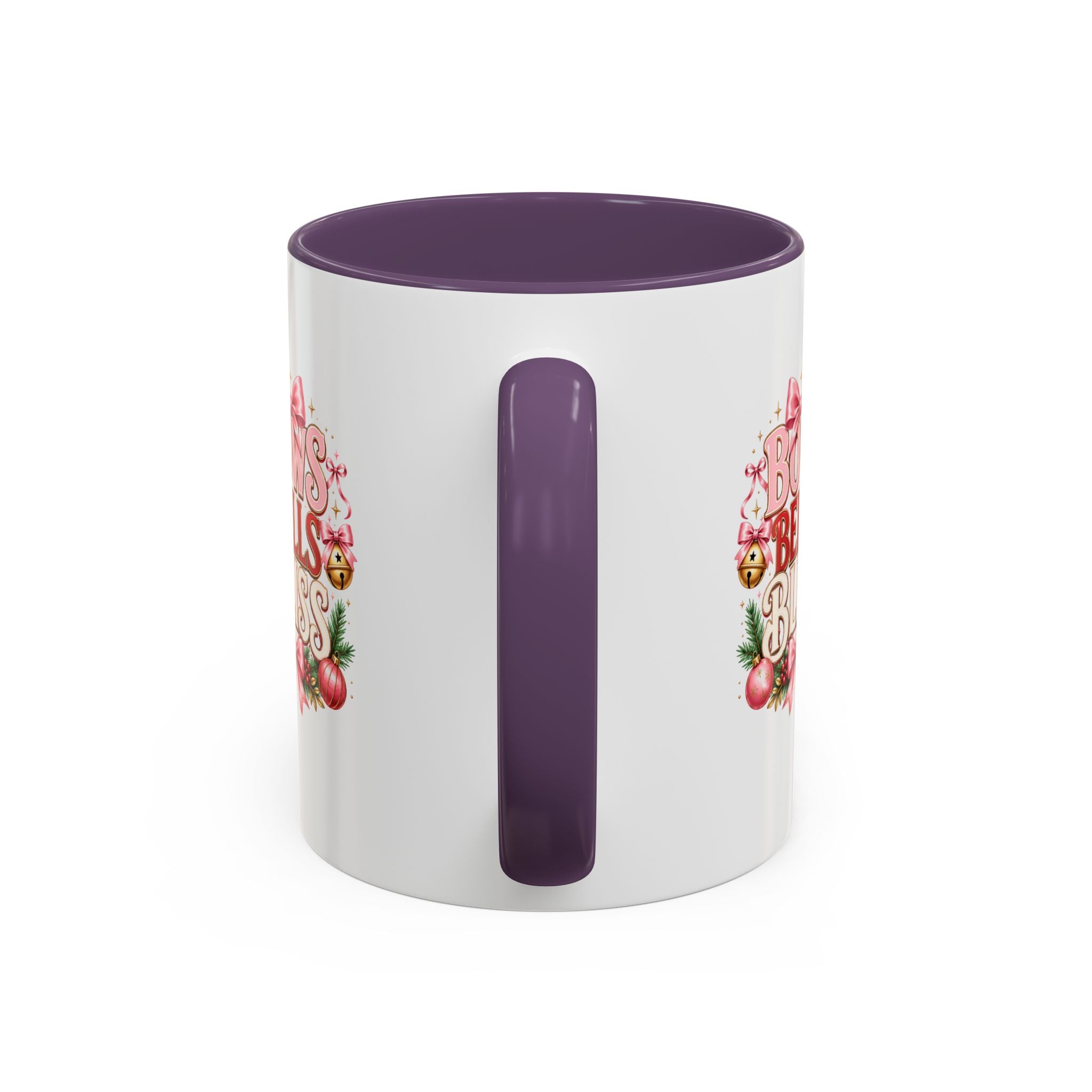 Bows Bells Bliss Christmas Accent Coffee Mug