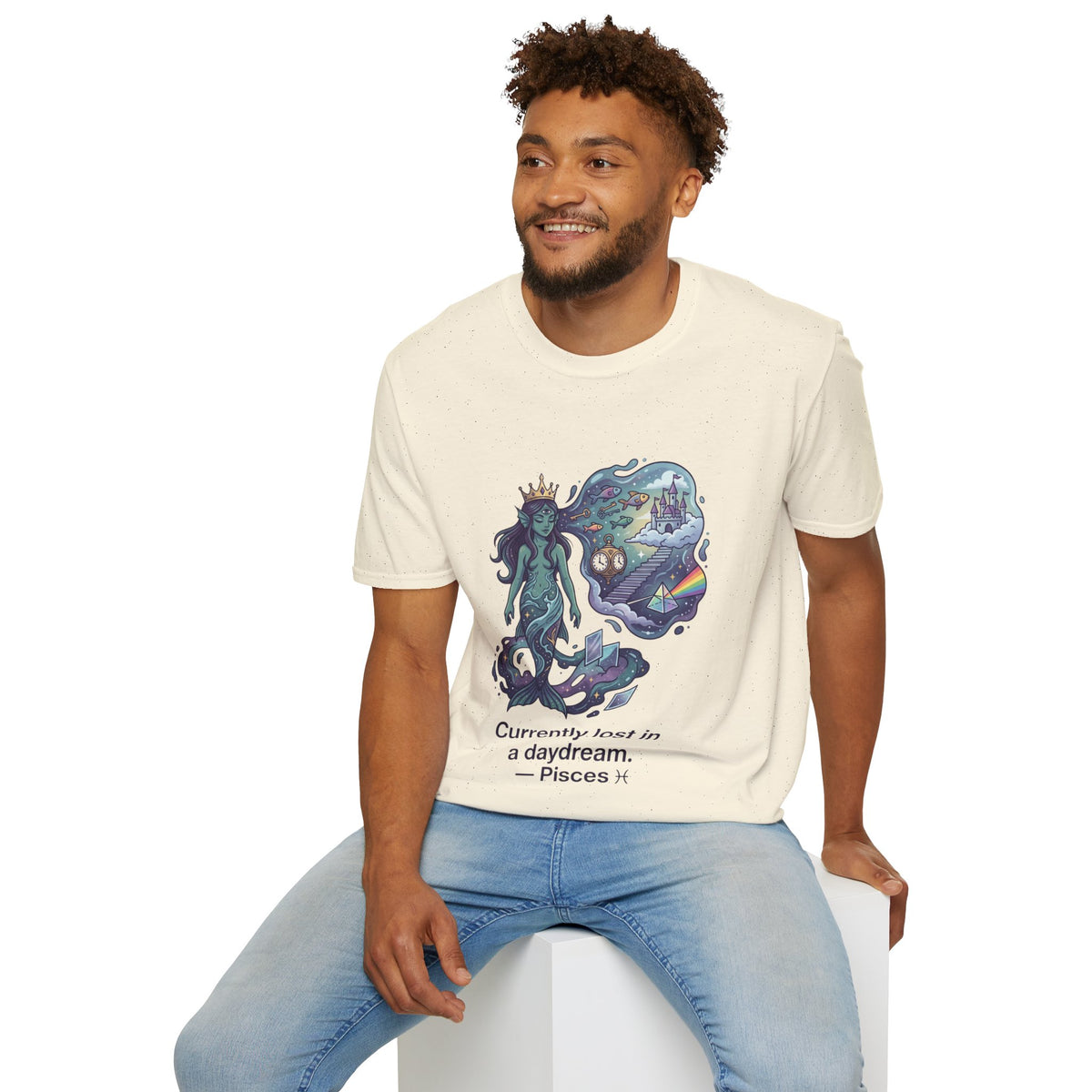 Pisces Daydream T-Shirt — 'Currently Lost in a Daydream' Zodiac Graphic Tee