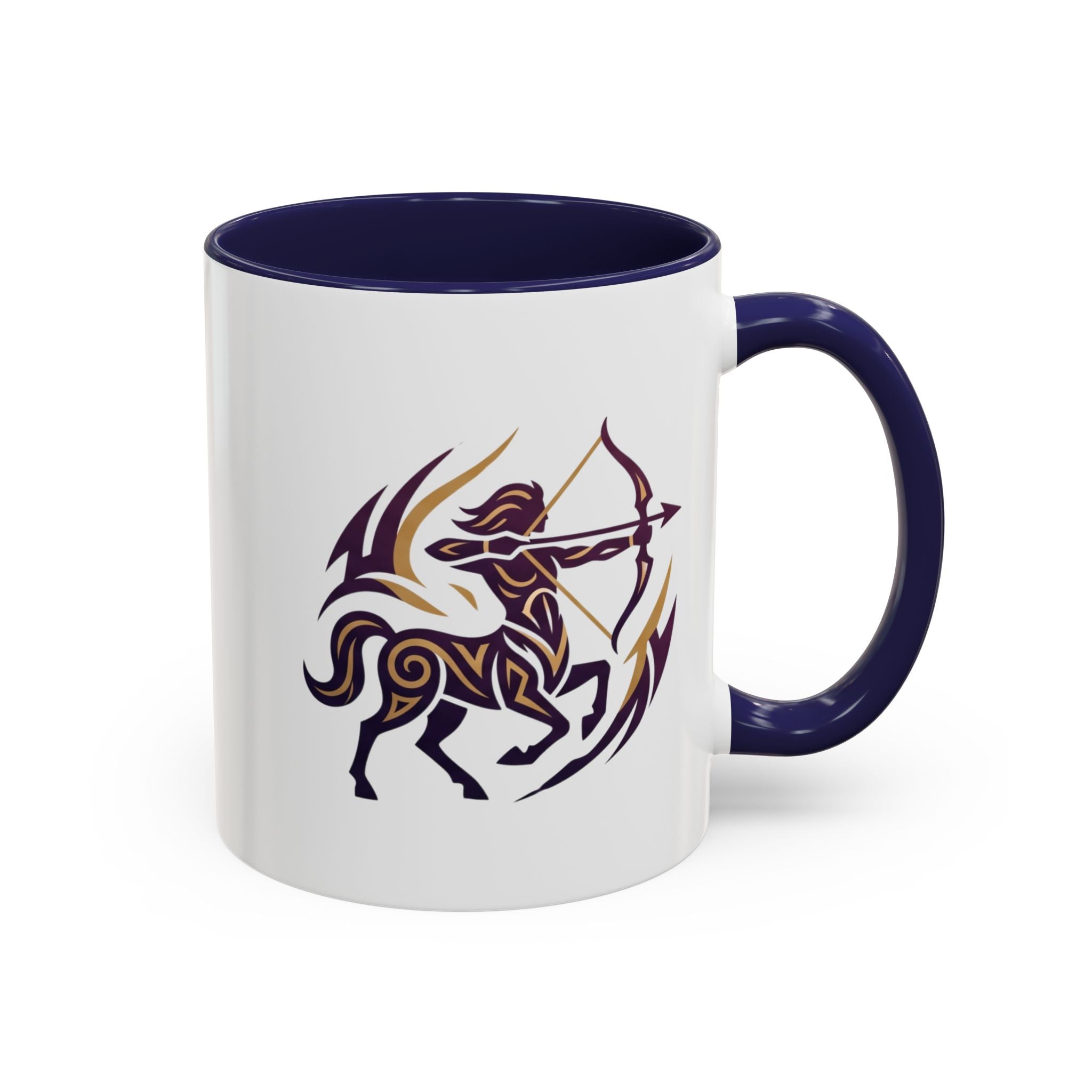 Sagittarius Zodiac Coffee Mug — Archer Centaur Astrology Accent Mug