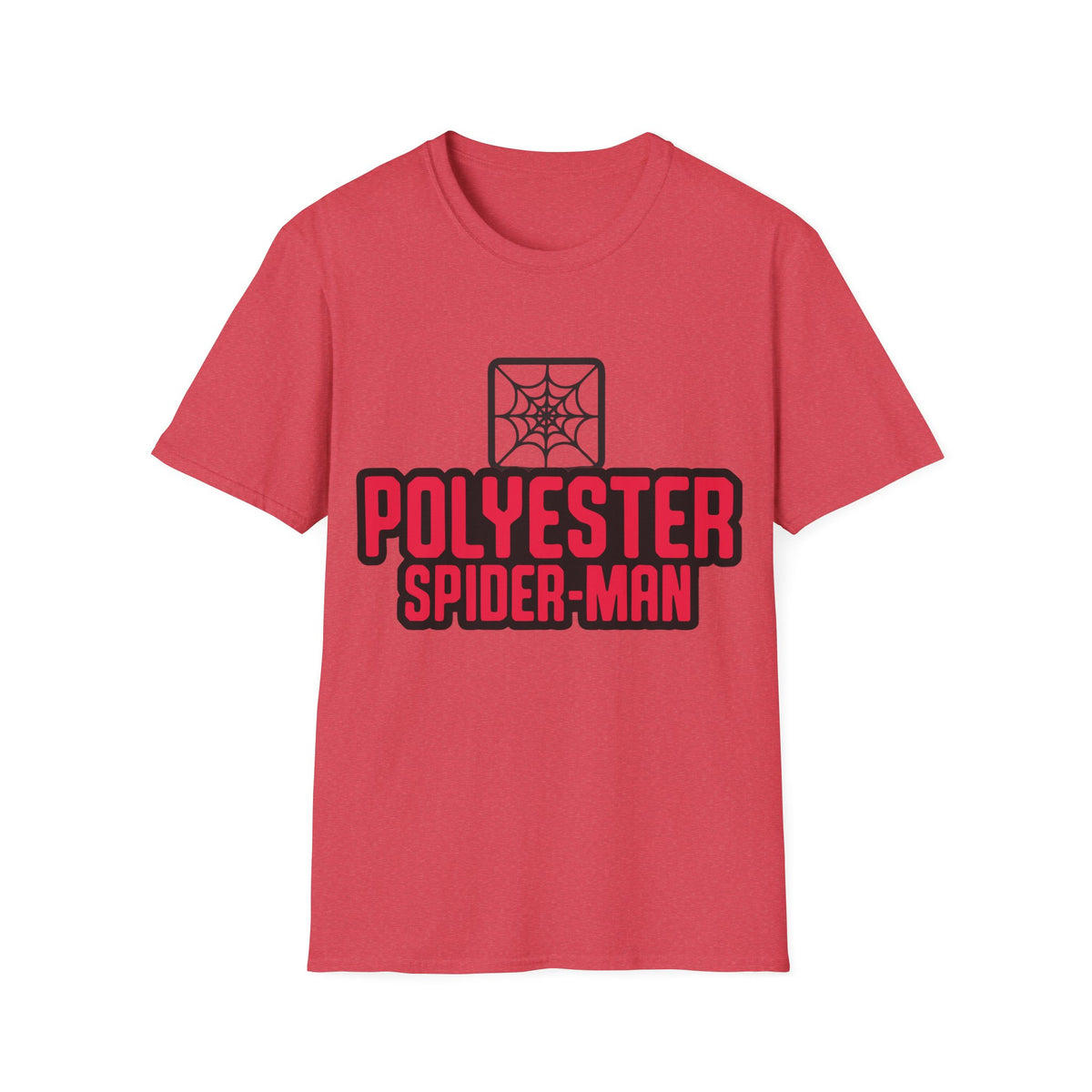 Spider-Man Polyester Graphic Tee — Bold Retro Logo Spiderweb T-Shirt - Trending Now - August 2026