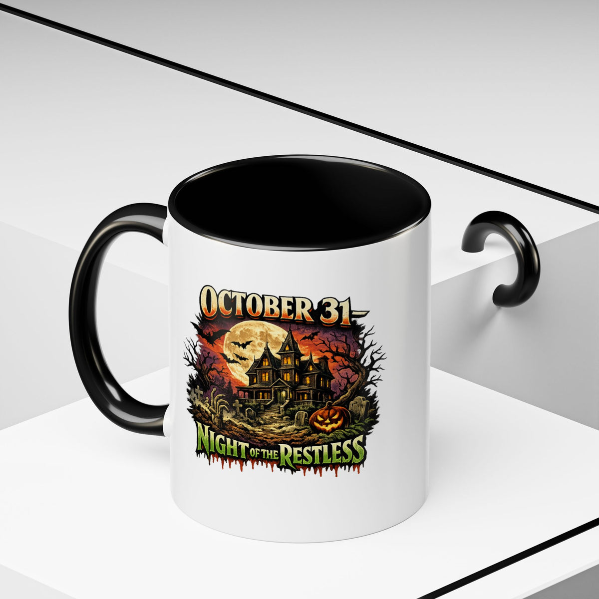 Halloween  October 31 Accent Coffee Mug