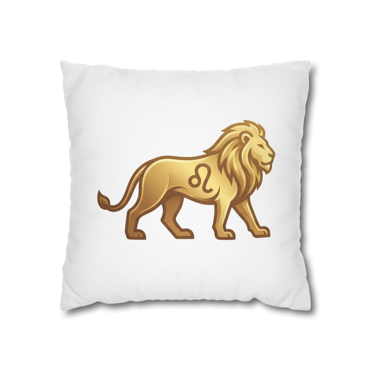 Leo Zodiac Lion Pillowcase — Astrology Decorative Throw Pillow Cover