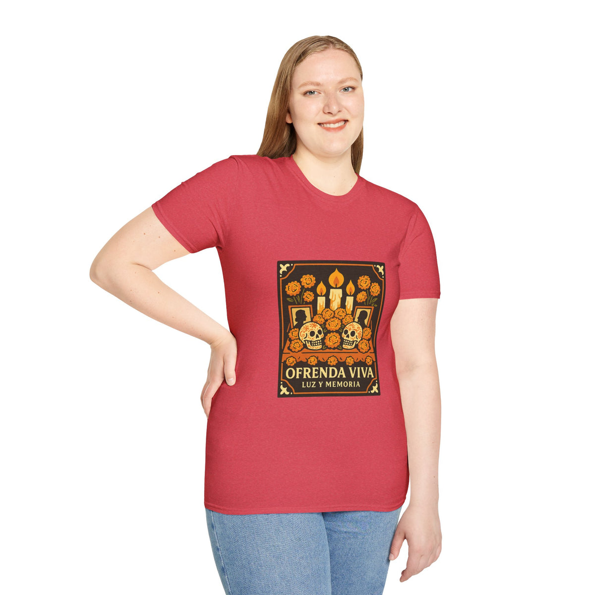 Day of the Dead T-Shirt — 'Ofrenda Viva' Calavera Altar Design - Trending Now - October 2026
