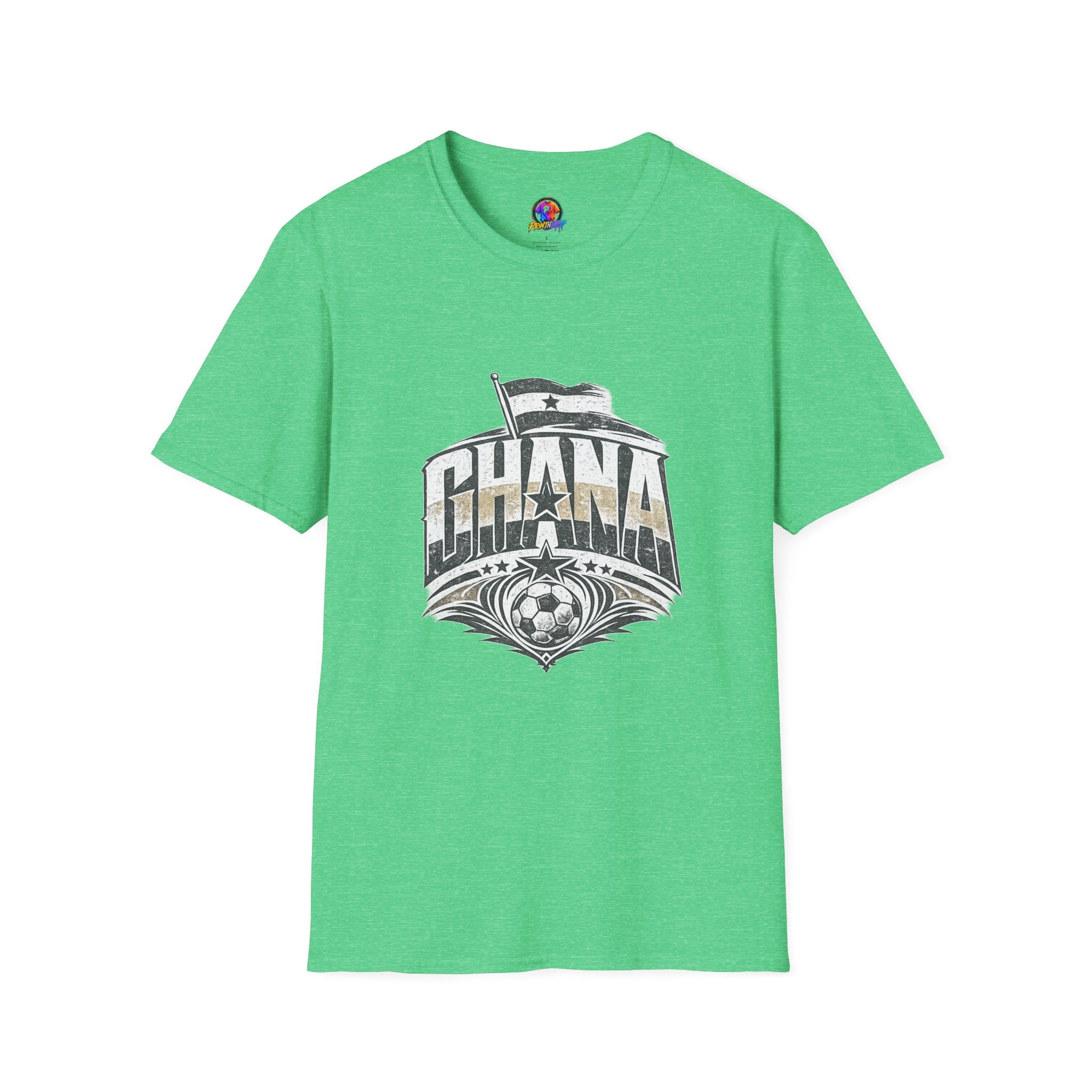 Ghana Vintage Flag T-Shirt — Retro Ghana Pride Graphic Tee