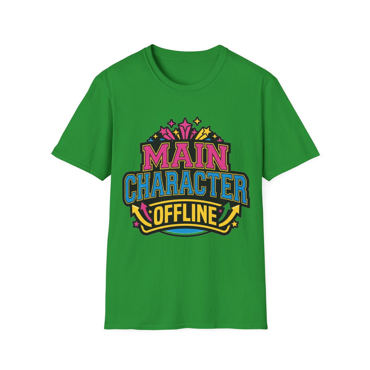 Main Character Offline T-Shirt — Retro Colorful 'Main' Graphic Tee - Trending Now - August 2026