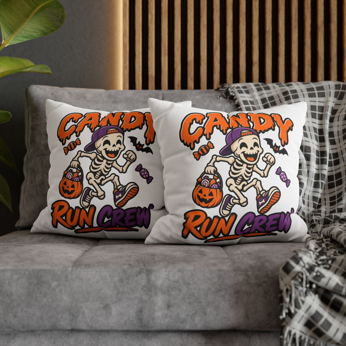 Candy Run Crew Halloween Pillowcase