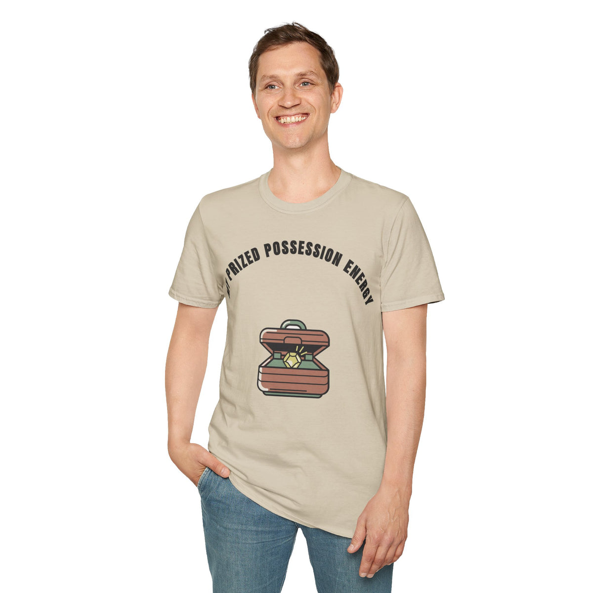 T-Shirt — Treasure Chest Graphic “My Prized Possession Energy” - Trending Now - September 2026