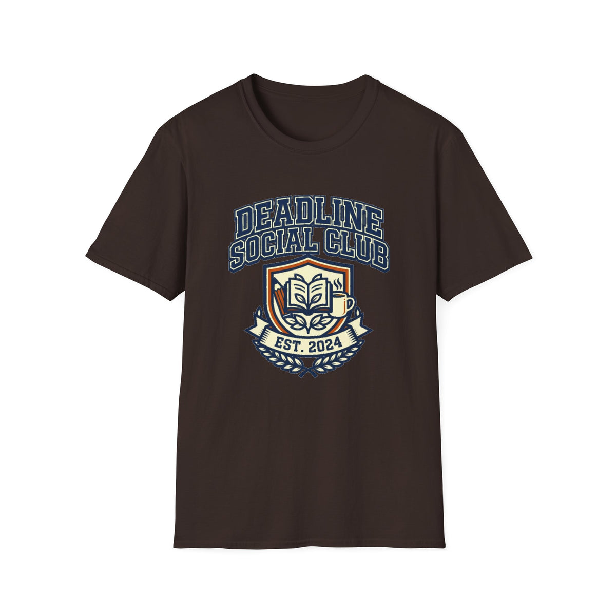 Deadline Social Club T-Shirt — Retro Collegiate Badge Tee - Trending Now - August 2026