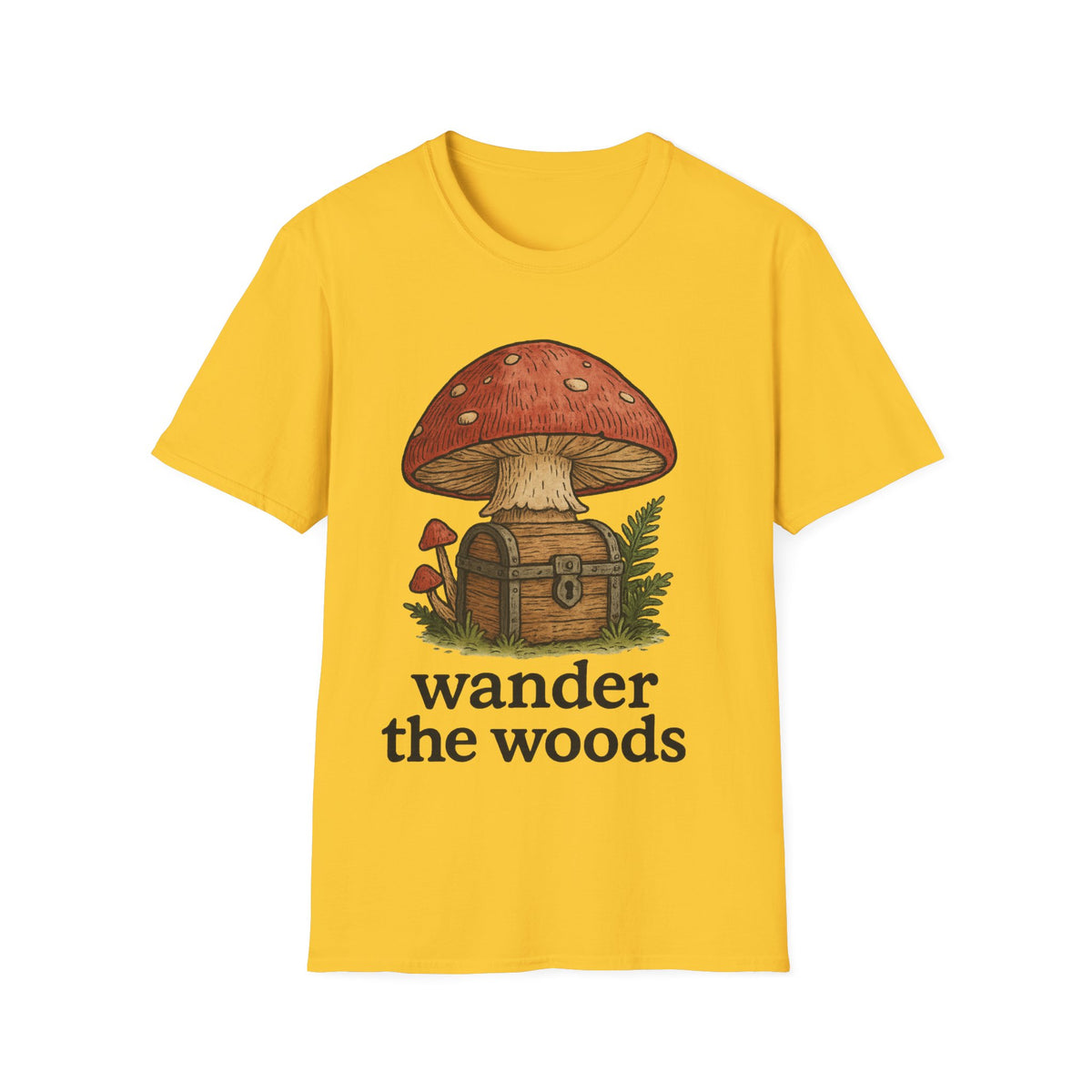 Mushroom Fairy Door T-Shirt — Whimsical Red Toadstool Graphic Tee - Trending Now - September 2026