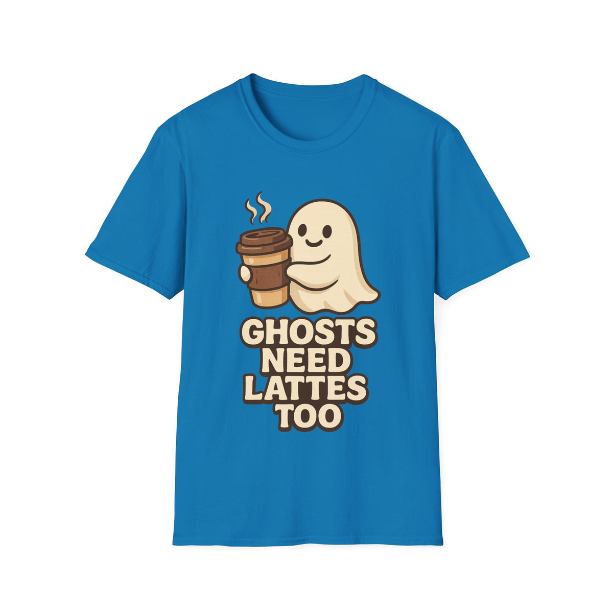 Ghosts Need Lattes Too T-Shirt - Trending Now - August 2026