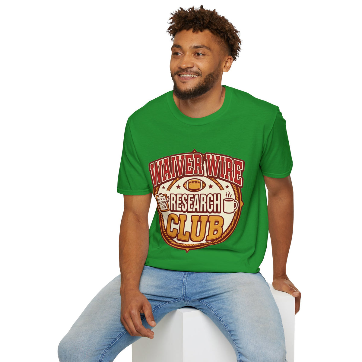 Waiver Wire Research Club Football T-Shirt — Fantasy Football Fan Tee - Trending Now - August 2026