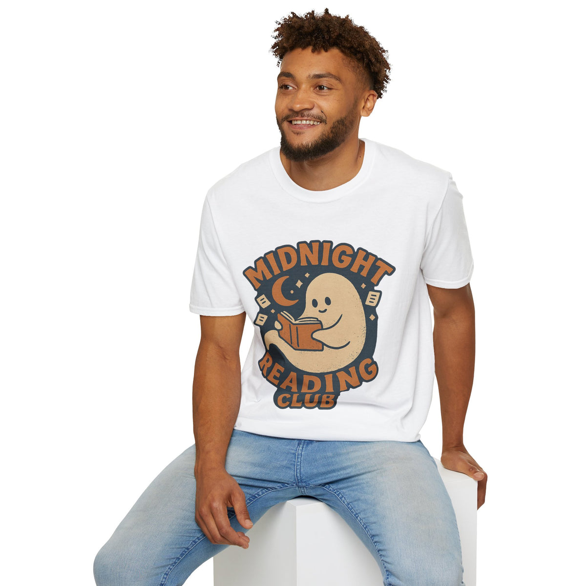 Midnight Reading Club T-Shirt — Cute Ghost Booklover Tee - Trending Now - August 2026