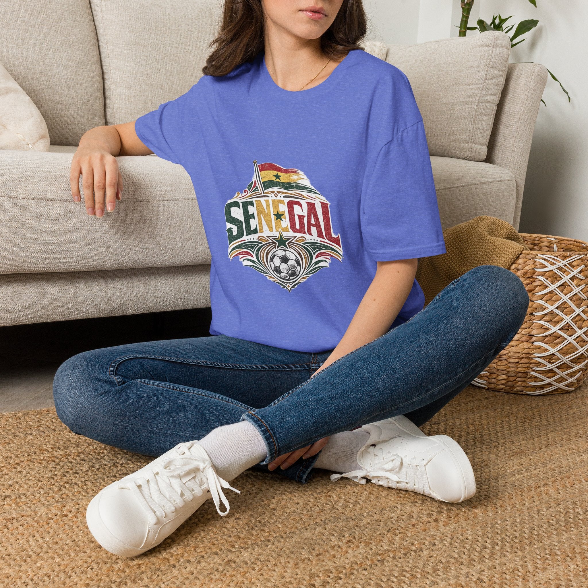 Senegal Flag Graphic T-Shirt — Vintage Senegal Pride Tee