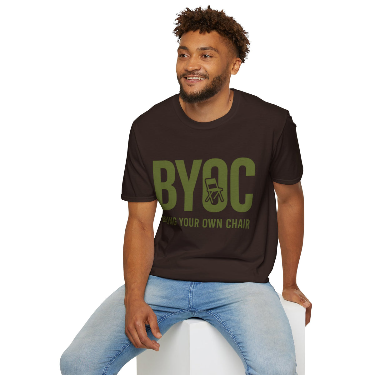 BYOC T-Shirt — Bold Minimalist Text Tee (Bring Your Own Coffee) - Trending Now - August 2026