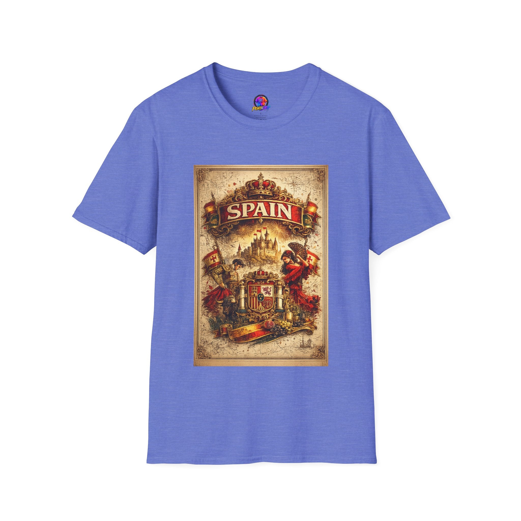 Spain Vintage Travel Graphic T‑Shirt — Retro Spanish Landmark Tee