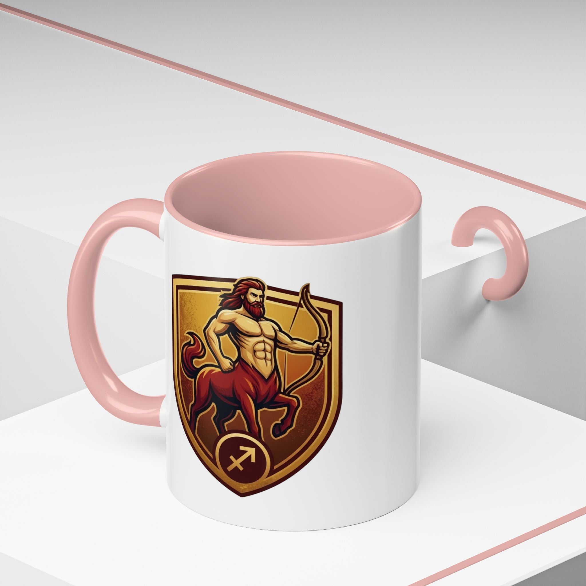 Sagittarius Centaur Coffee Mug — Zodiac Archer Accent Mug (11/15oz)