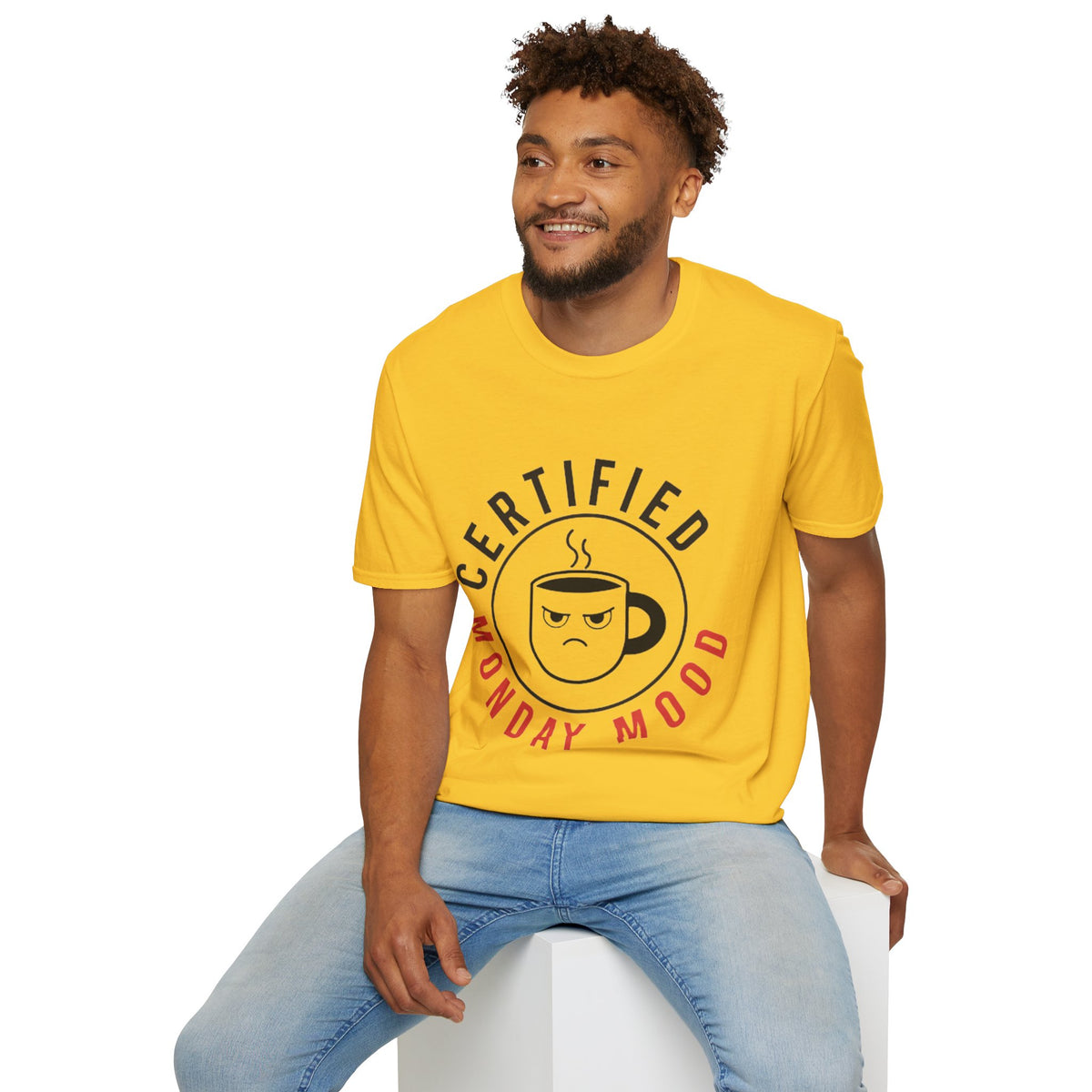 Certified Monday Mood T-Shirt — Funny Coffee Lover Tee - Trending Now - August 2026