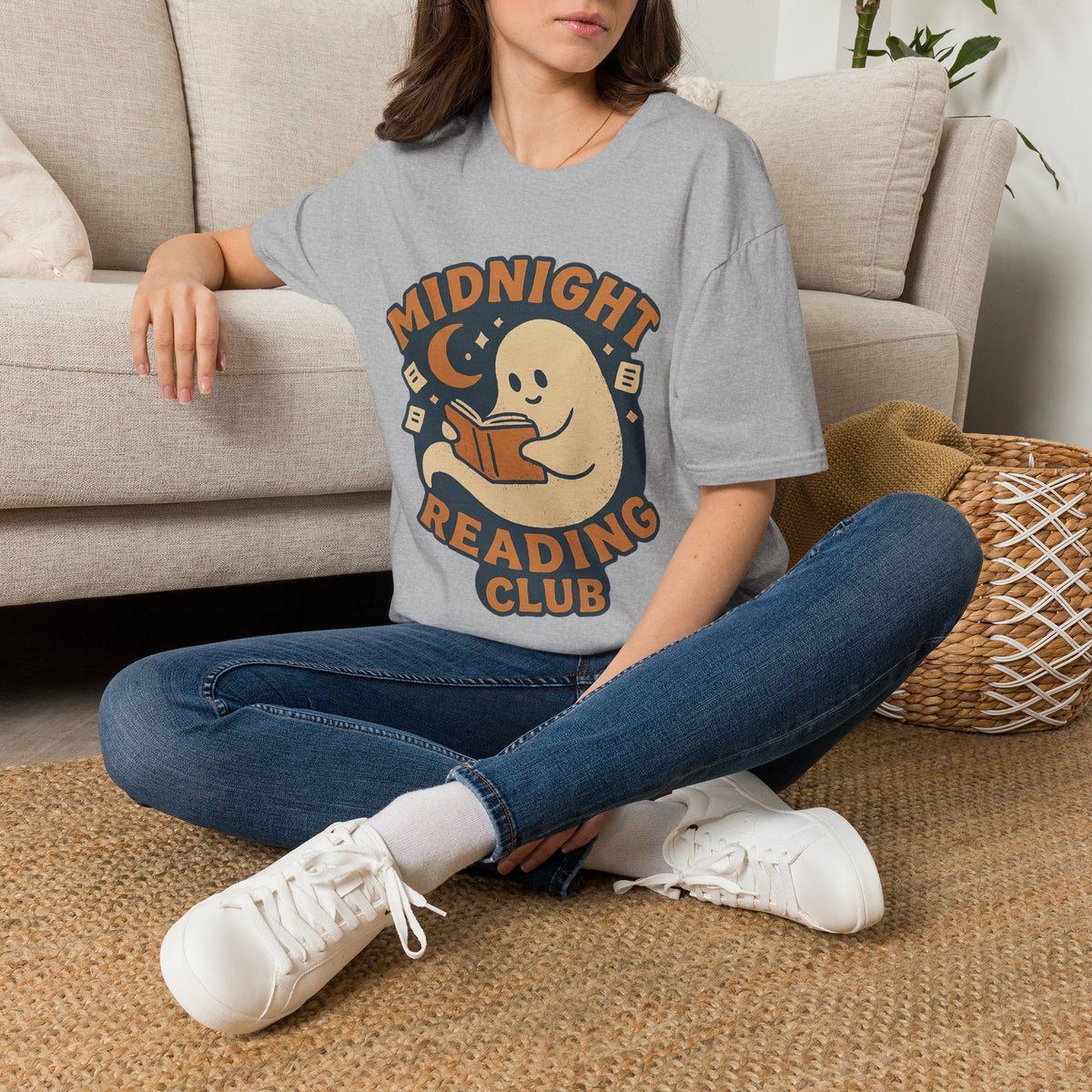 Midnight Reading Club T-Shirt — Cute Ghost Booklover Tee - Trending Now - August 2026