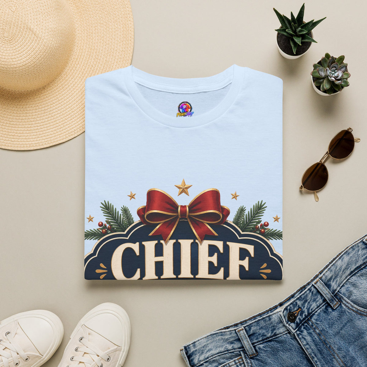 Christmas T-Shirt — "Chief Christmas Coordinator" Holiday Graphic Tee