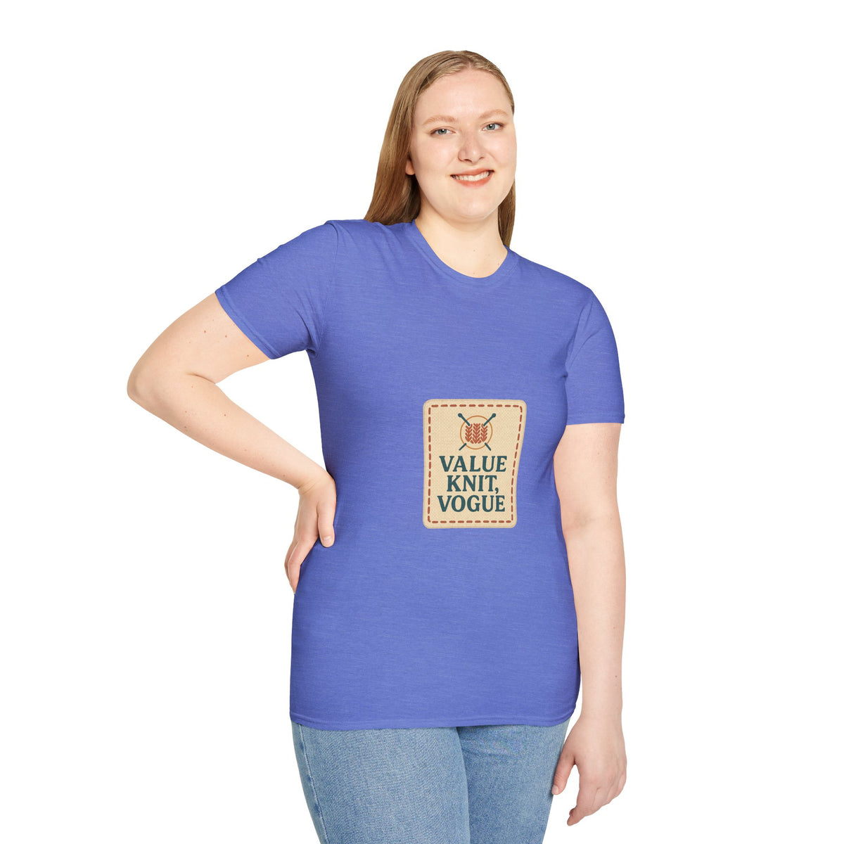 Value Knit Vogue T-Shirt — Vintage Knitting Graphic Tee - Trending Now - October 2026
