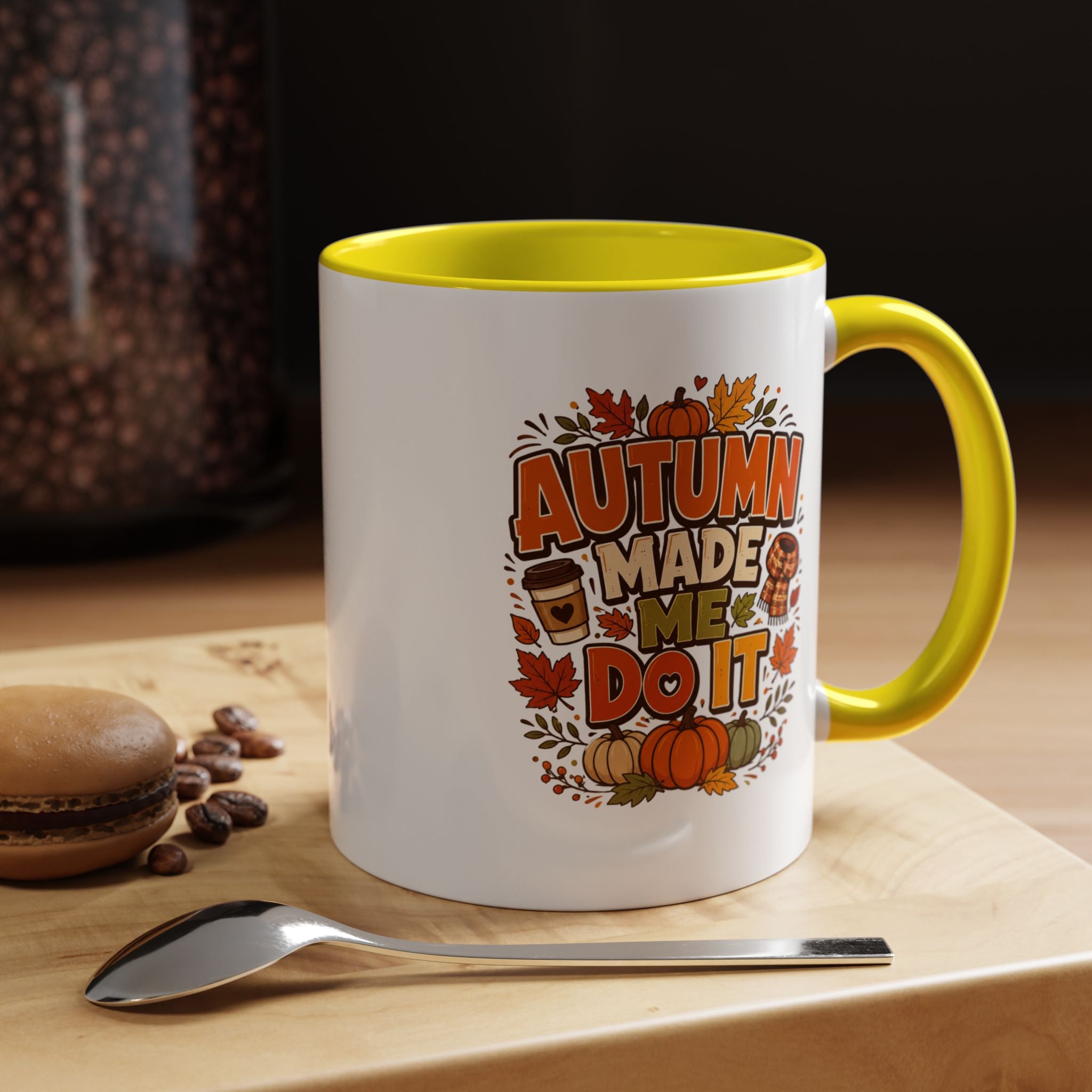 Thanksgiving Mug Autumn Made Me Do It Coffee Mug
