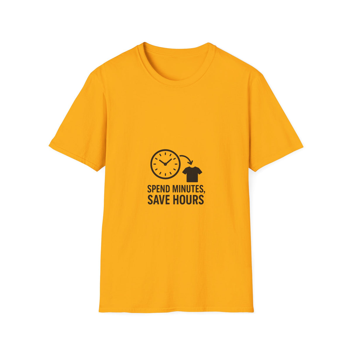 Save Time Minimalist T‑Shirt — “Spend Minutes Save Hours” Graphic Tee - Trending Now - October 2026