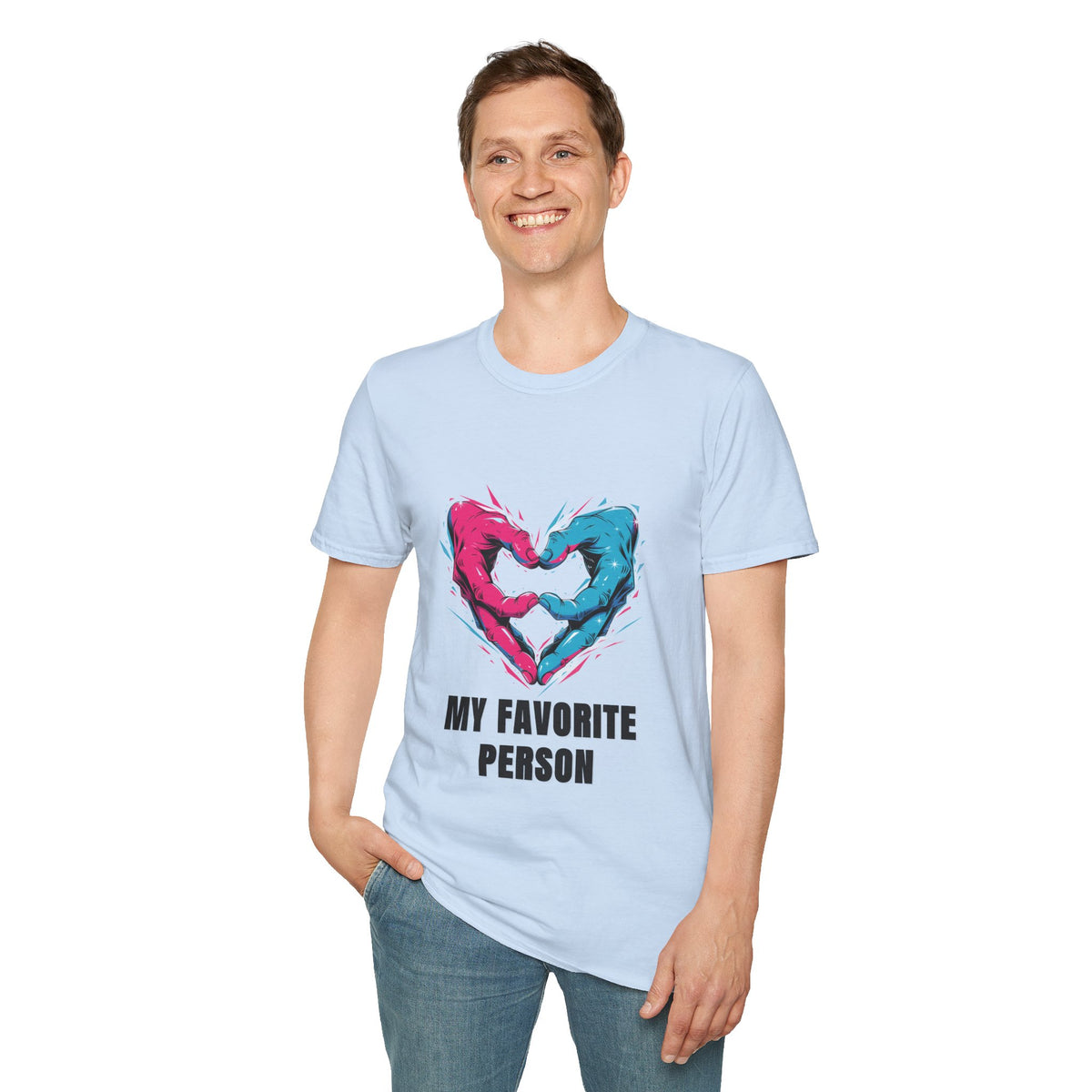 Heart Hands T-Shirt — “My Favorite Person” Couples Graphic Tee - Trending Now - August 2026
