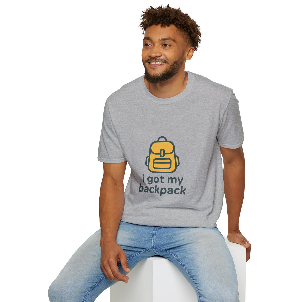 Minimalist Backpack Graphic T‑Shirt – Cute Tiny Backpack Logo Tee - Trending Now - August 2026