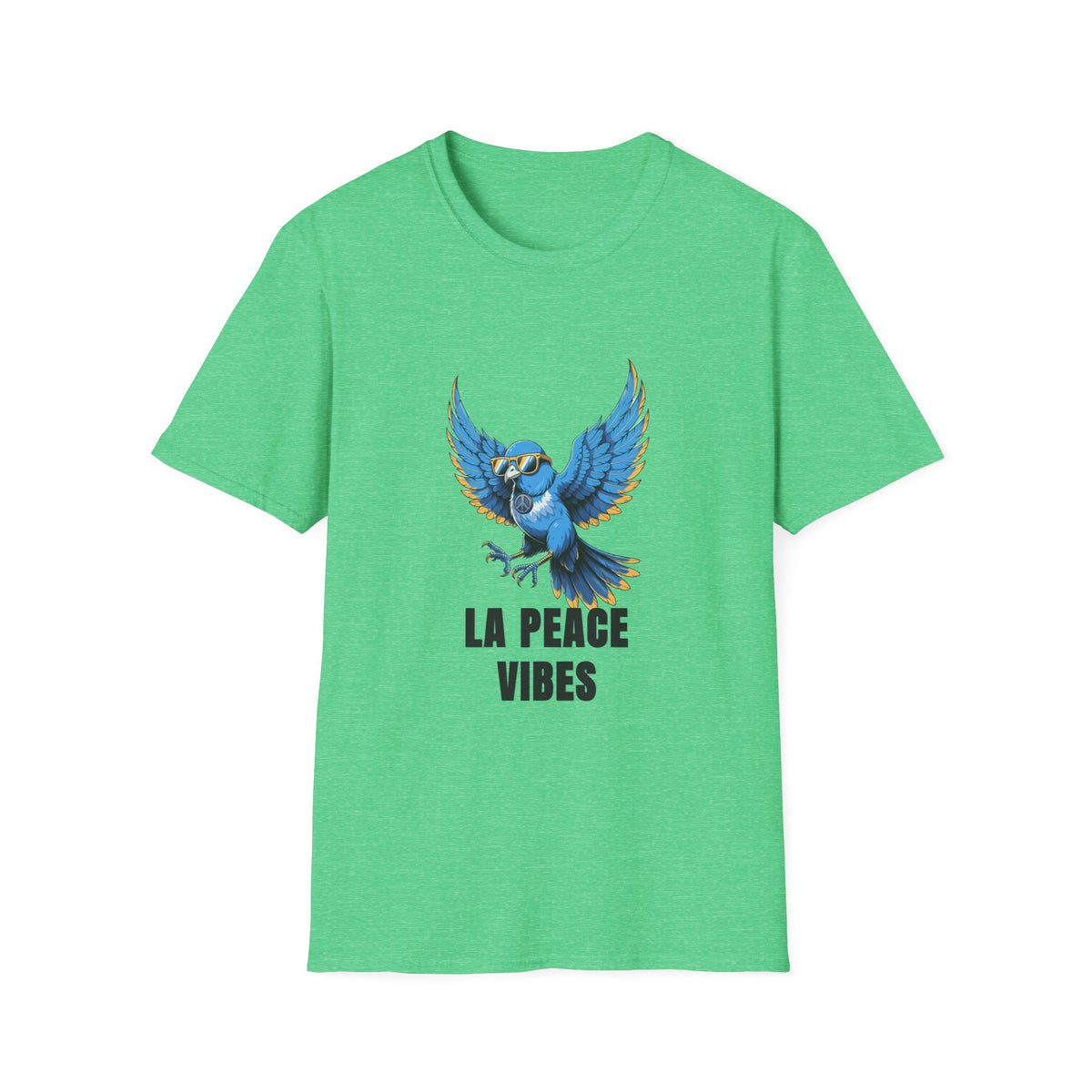 Peace Vibes Blue Parrot T-Shirt - Trending Now - August 2026