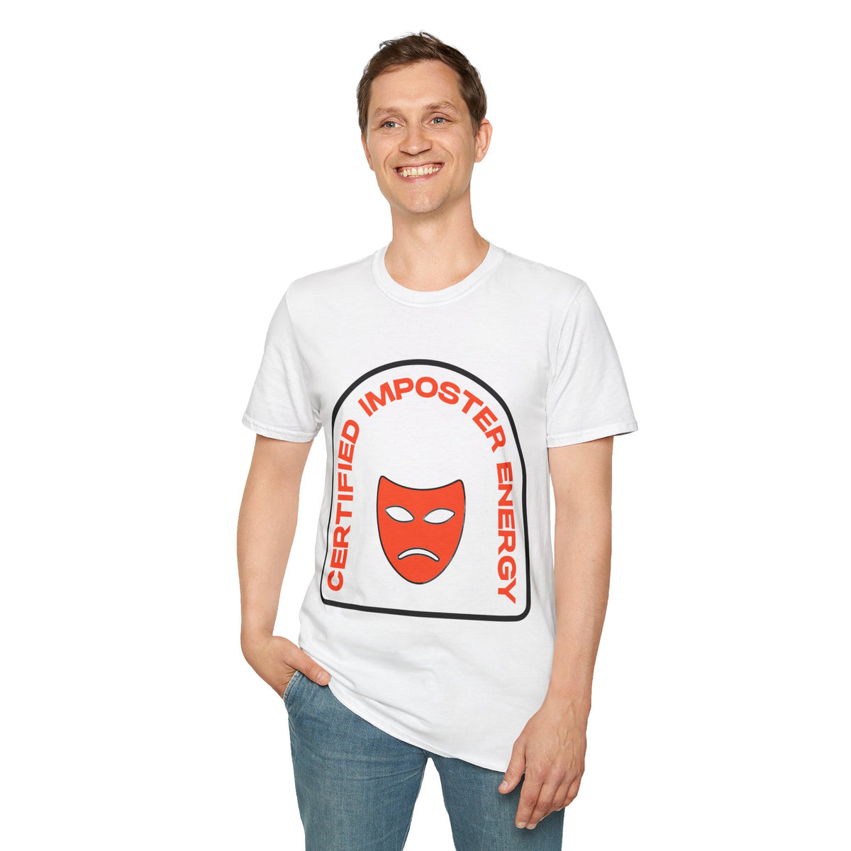 Certified Imposter Energy T-Shirt — Funny Sarcastic Graphic Tee - Trending Now - August 2026