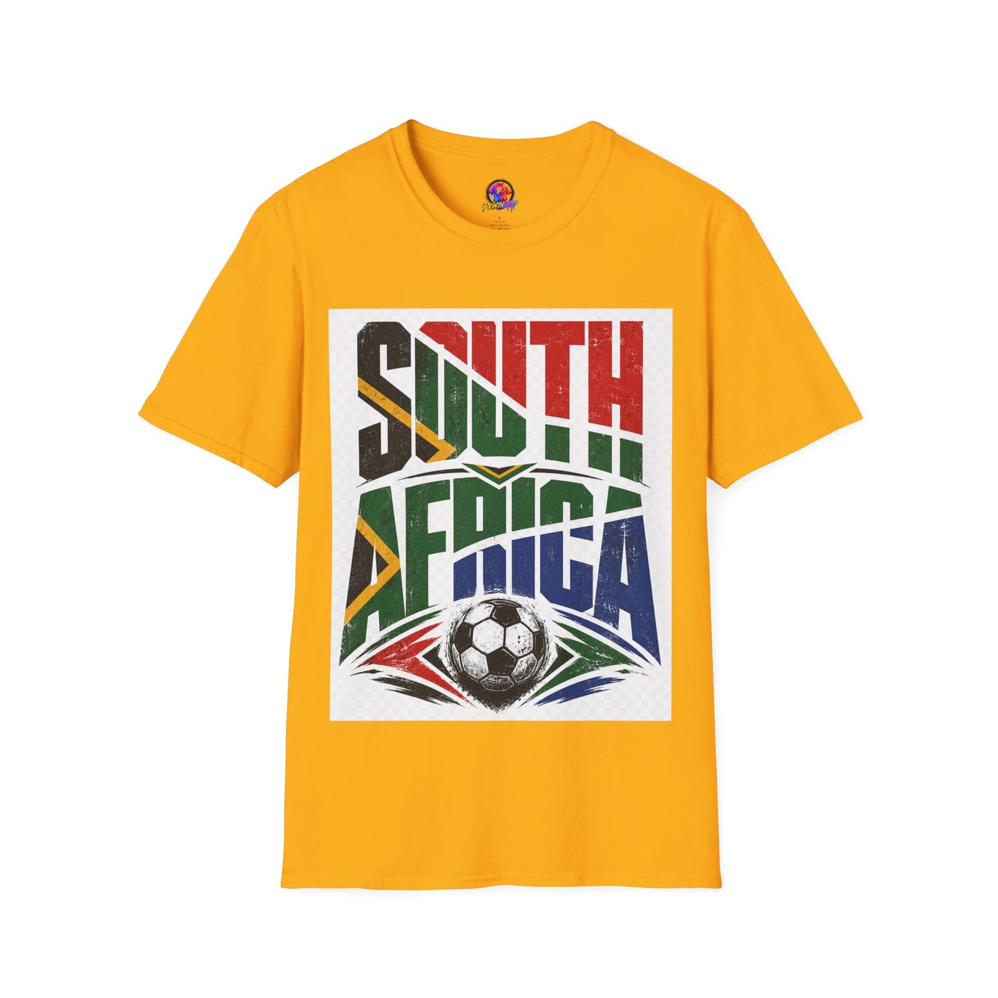 South Africa Soccer T-Shirt — Vintage Flag Football Fan Tee