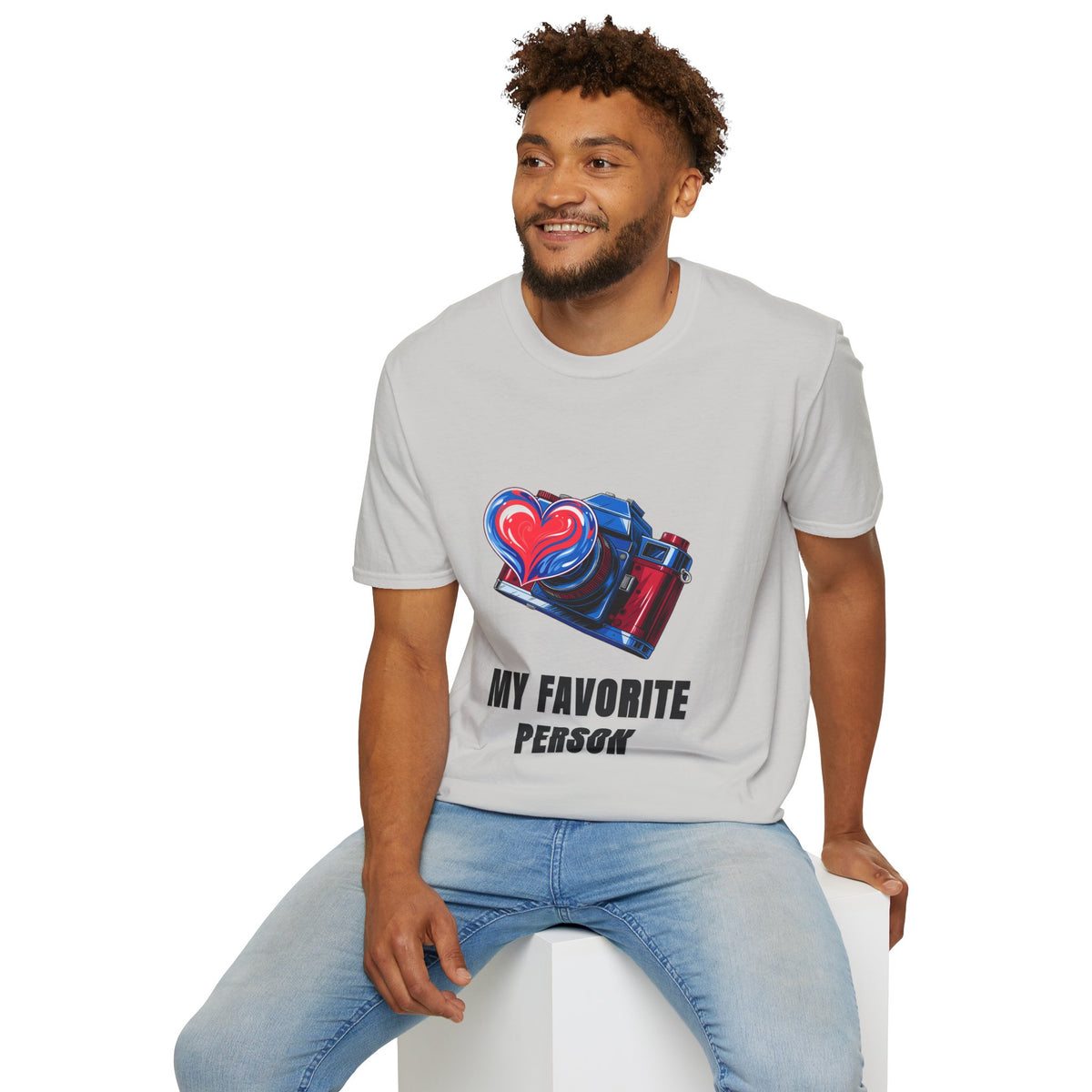 My Favorite Person Camera Heart T-Shirt — Photography Lover Graphic Tee - Trending Now - August 2026
