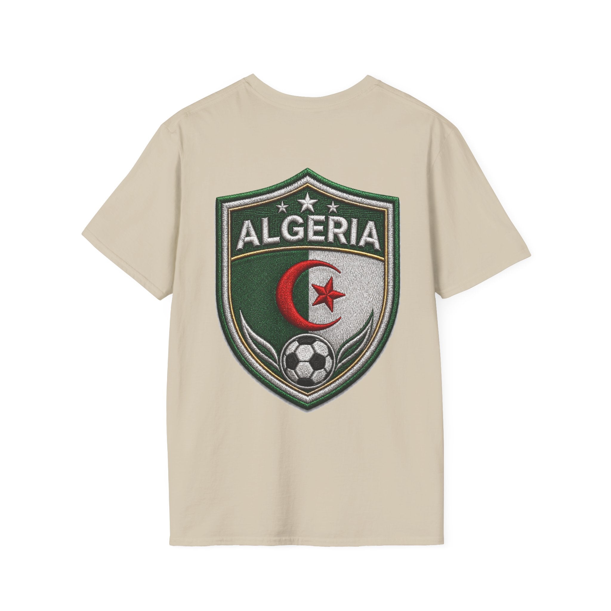 Algeria Football Fan Tee — "Green Desert Fire" Soccer Shirt