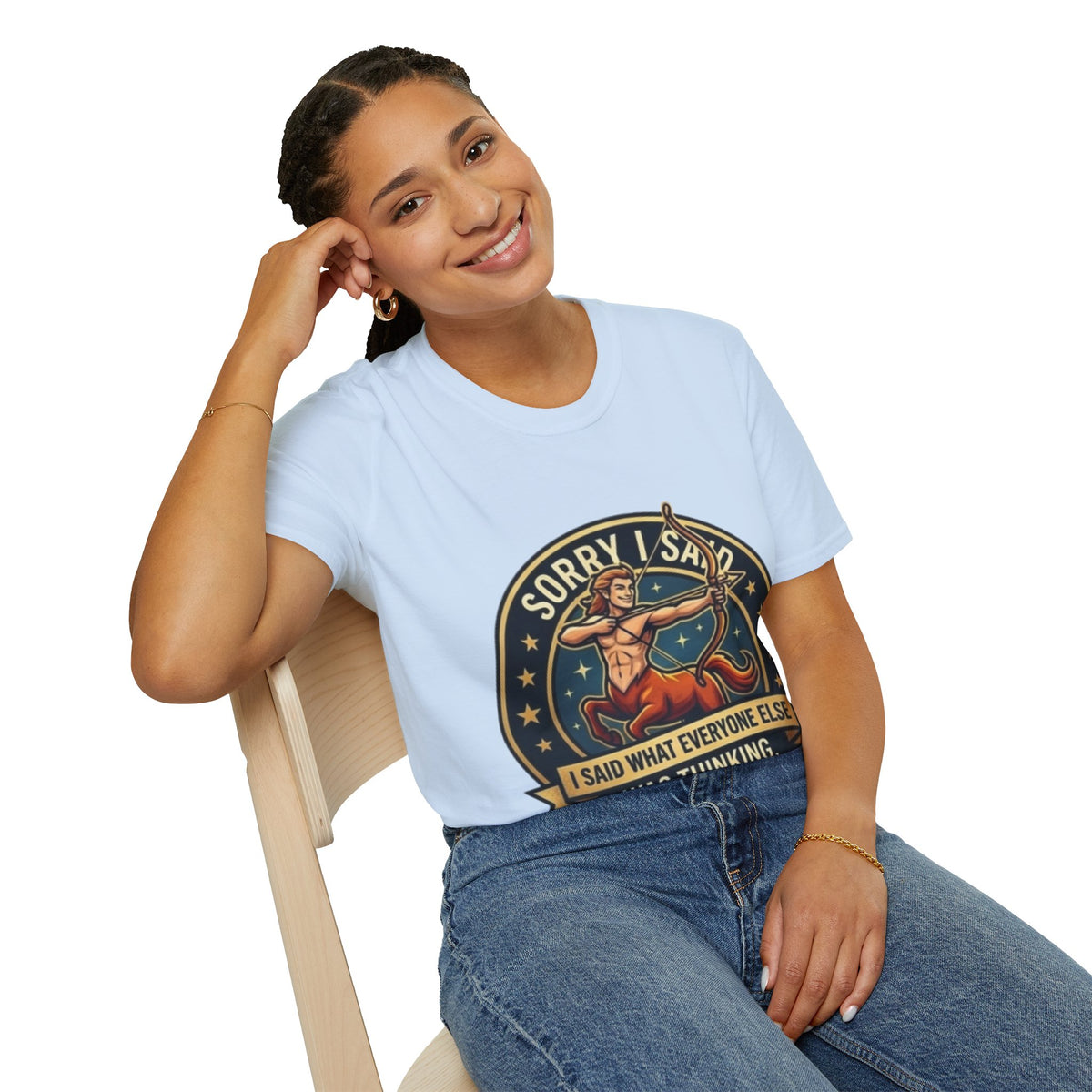 Sagittarius T-Shirt "Sorry I Said What Everyone Else Was Thinking" – Zodiac Archer Graphic Tee