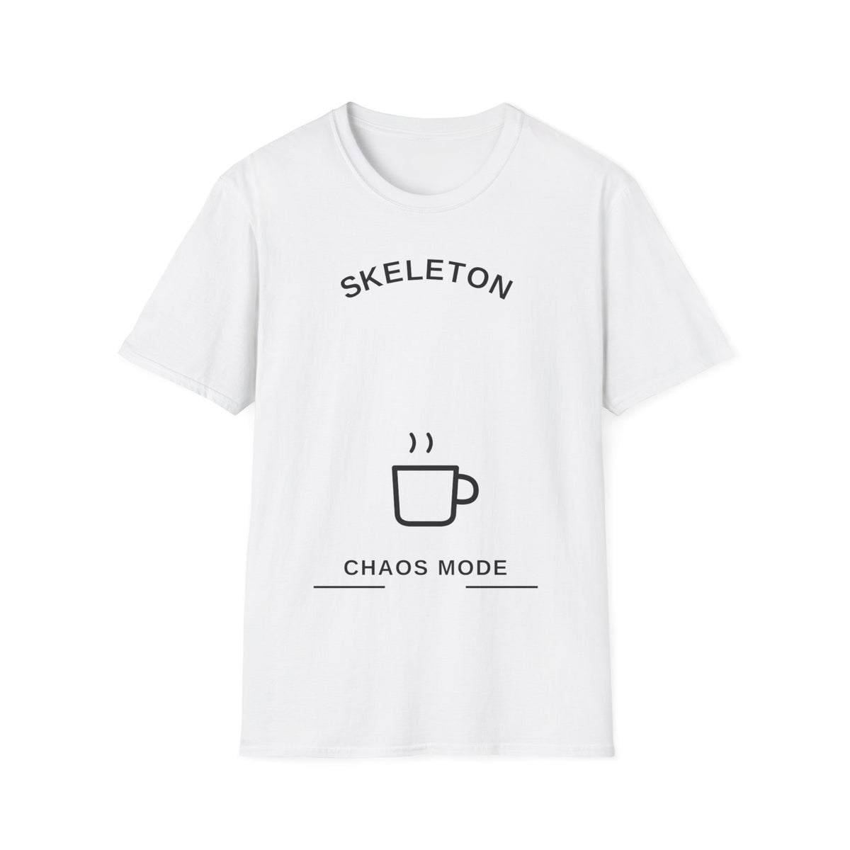 Skeleton Coffee Chaos Mode Graphic Tee, Funny Morning Mug Shirt - Trending Now - September 2026