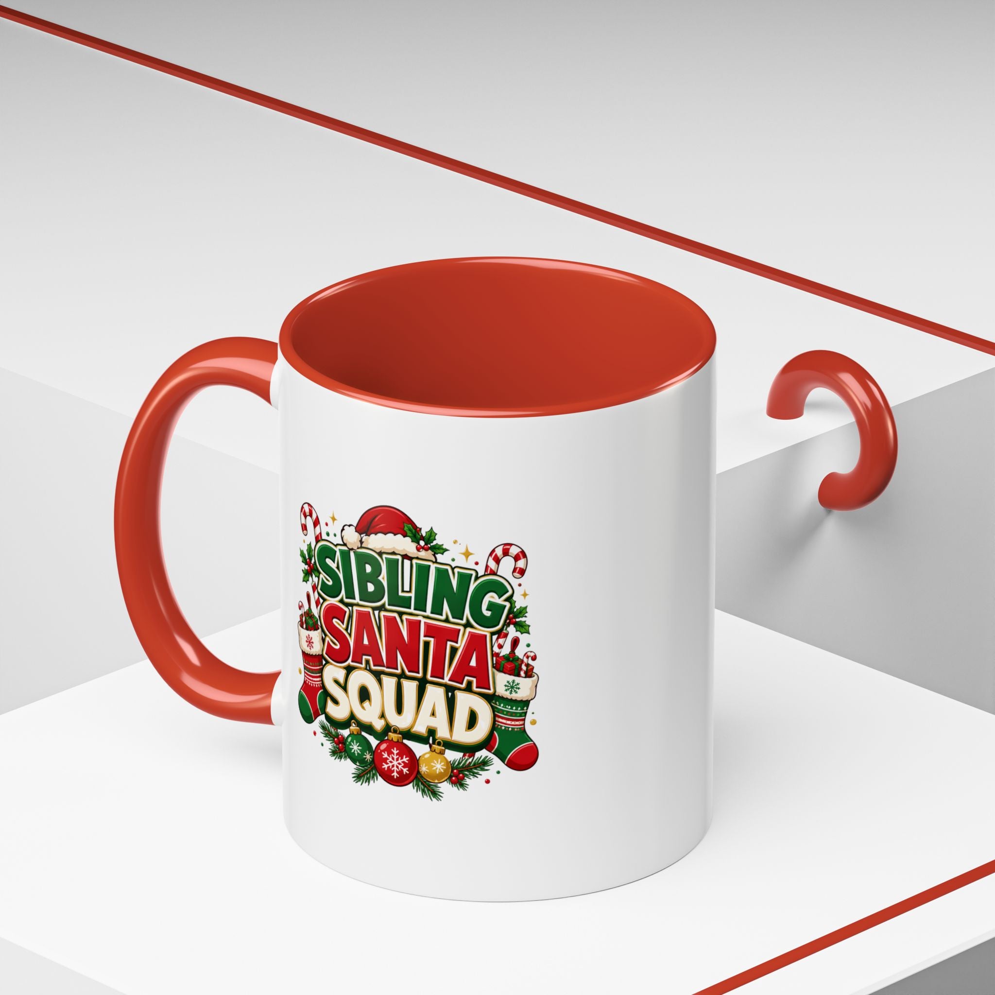 Sibling Santa Squad Coffee Mug