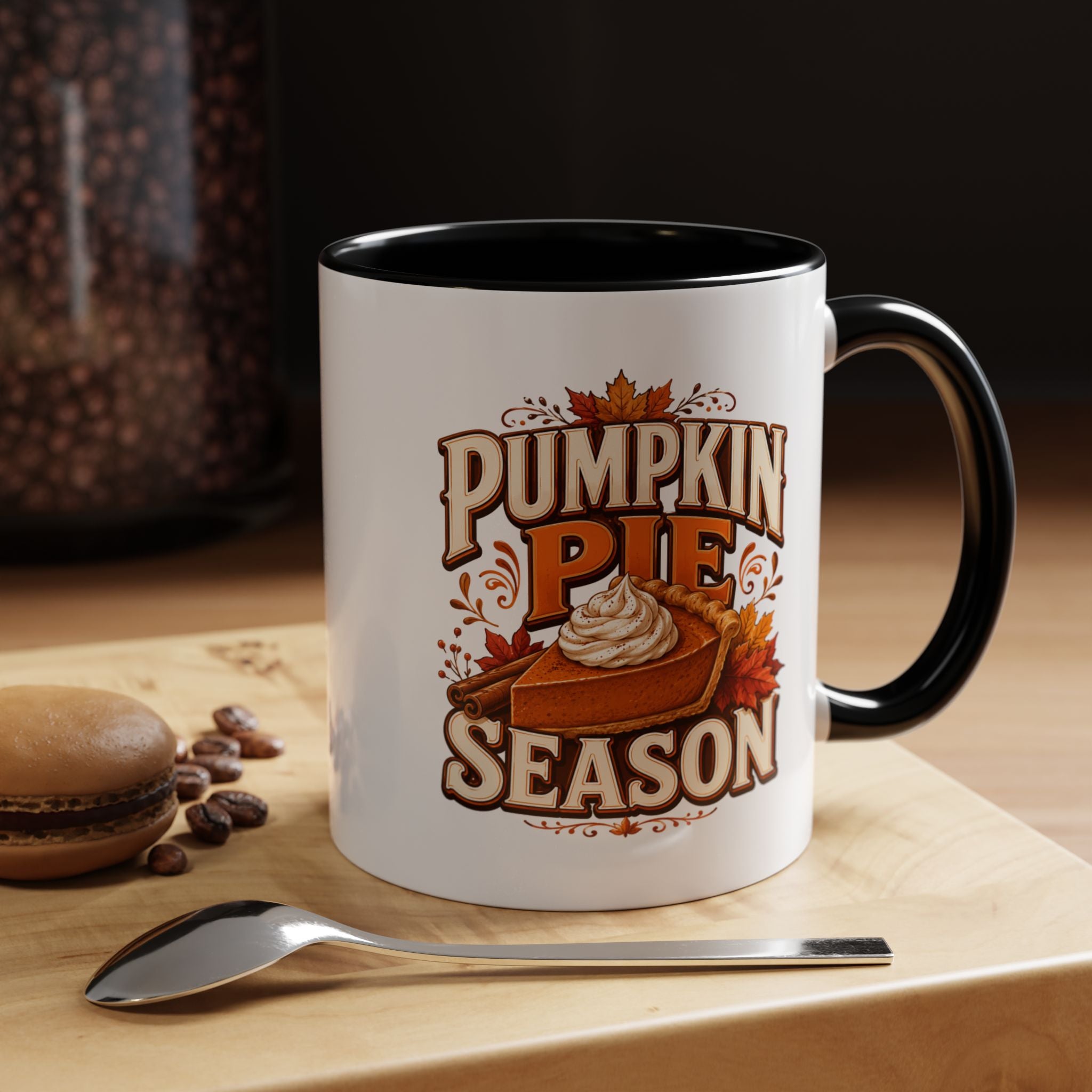 Thanksgiving Mug Pumpkin Pie Season Coffee Mug — Fall Thanksgiving Accent