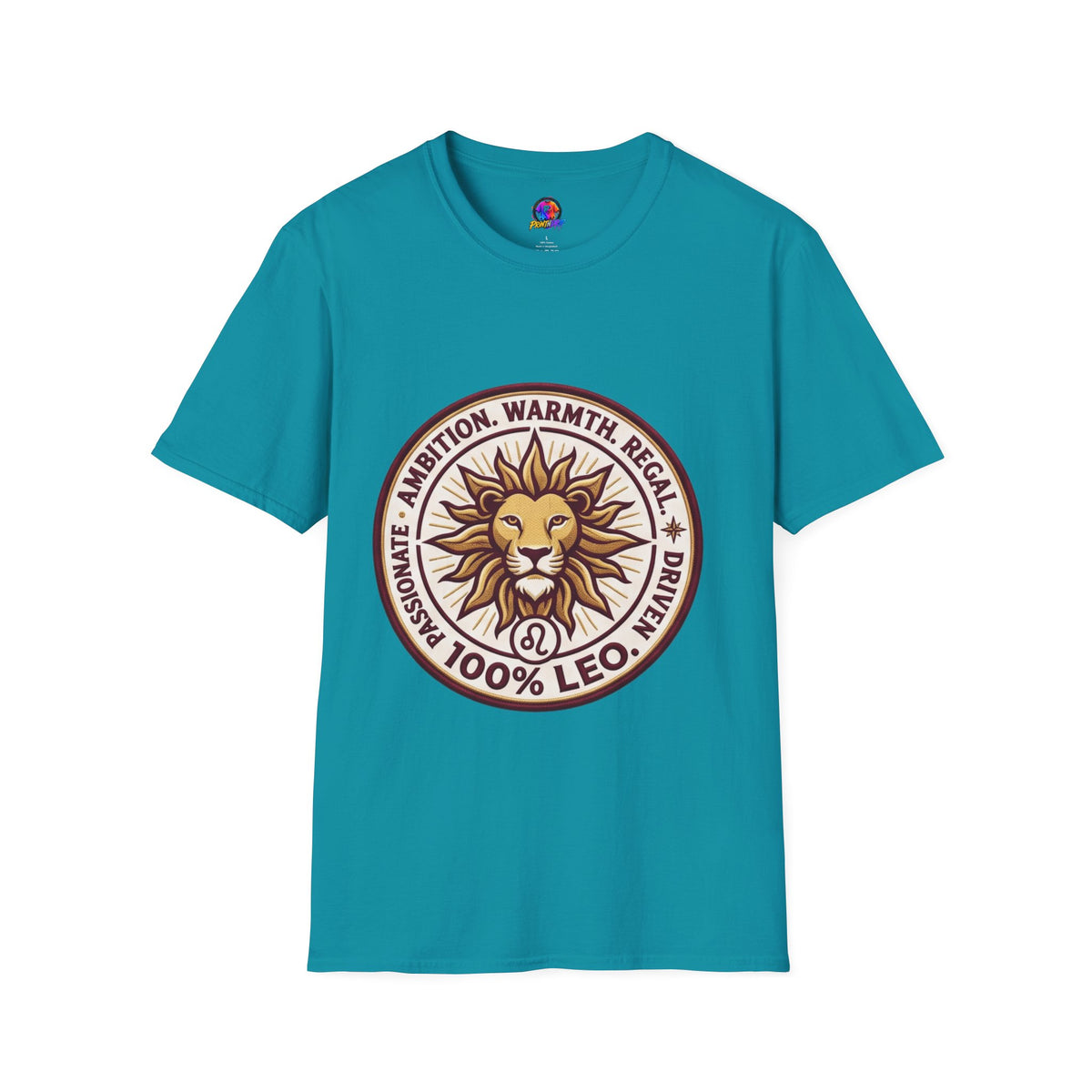 Leo Zodiac Lion T-Shirt — Ambition, Warmth & Regal Pride Graphic Tee