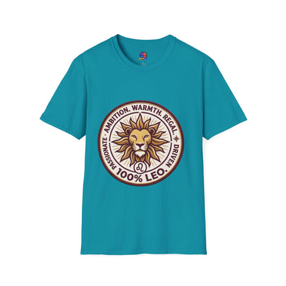 Leo Zodiac Lion T-Shirt — Ambition, Warmth & Regal Pride Graphic Tee