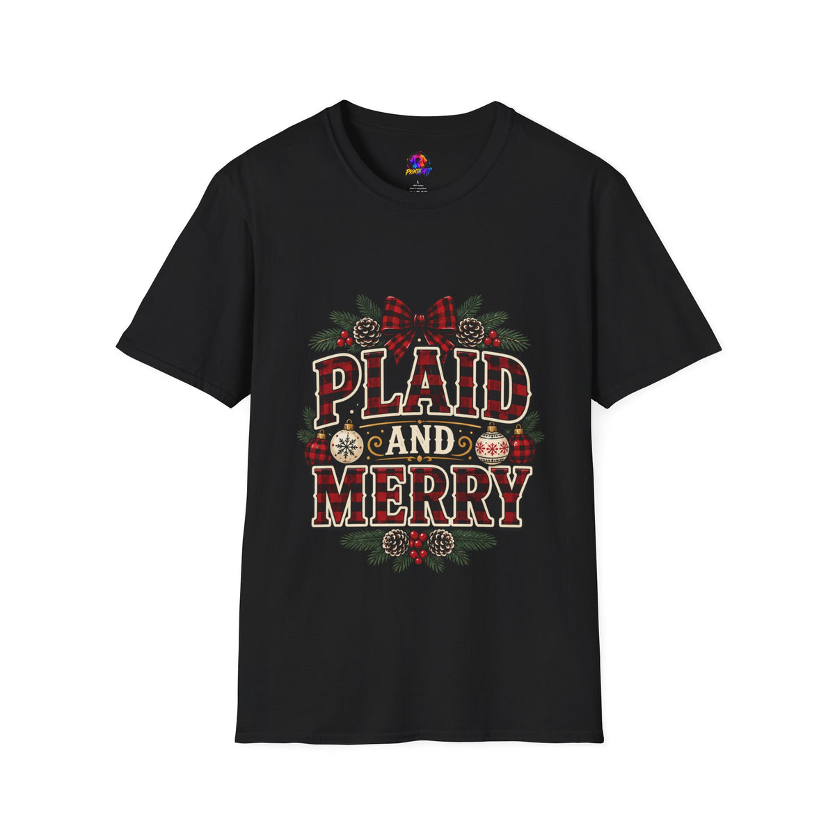 Plaid and Merry Christmas T-Shirt