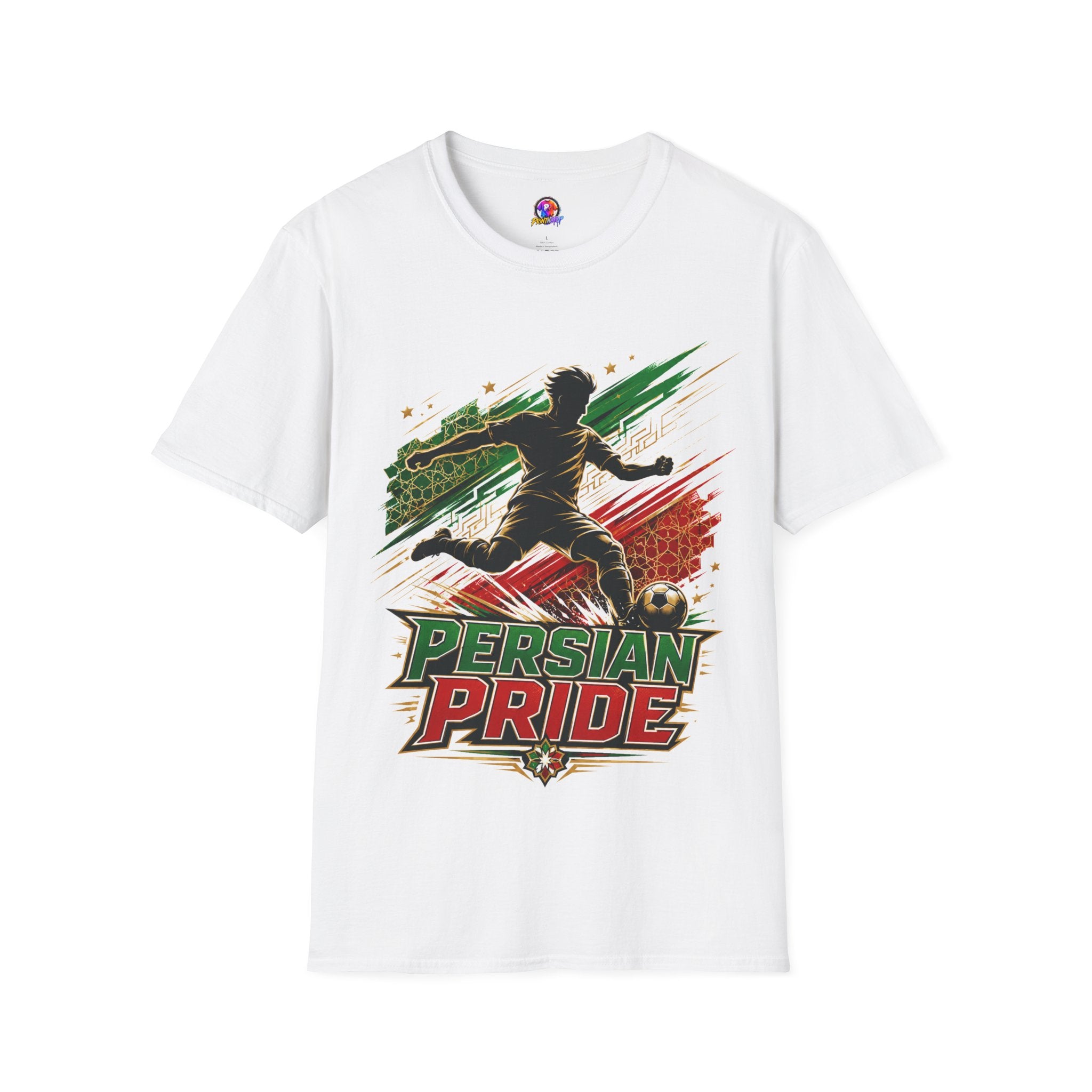 Iran Persian Pride Soccer Tee — Iranian Football Fan T-Shirt