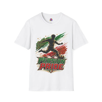 Iran Persian Pride Soccer Tee — Iranian Football Fan T-Shirt