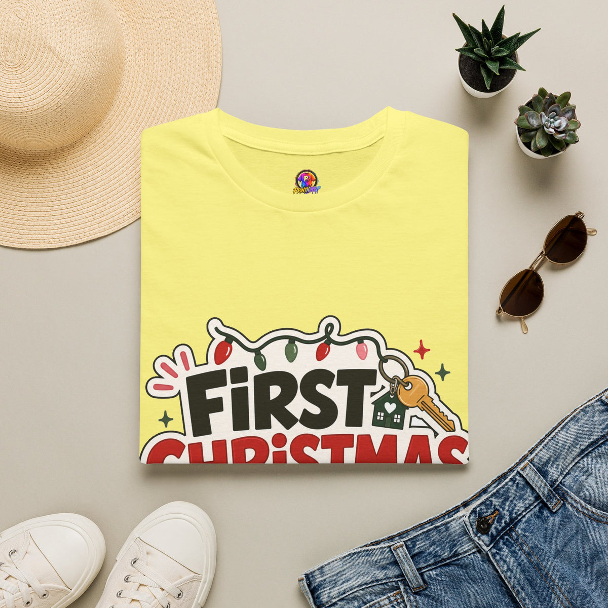 First Christmas No Roommates T-Shirt — Funny Holiday New Home Tee