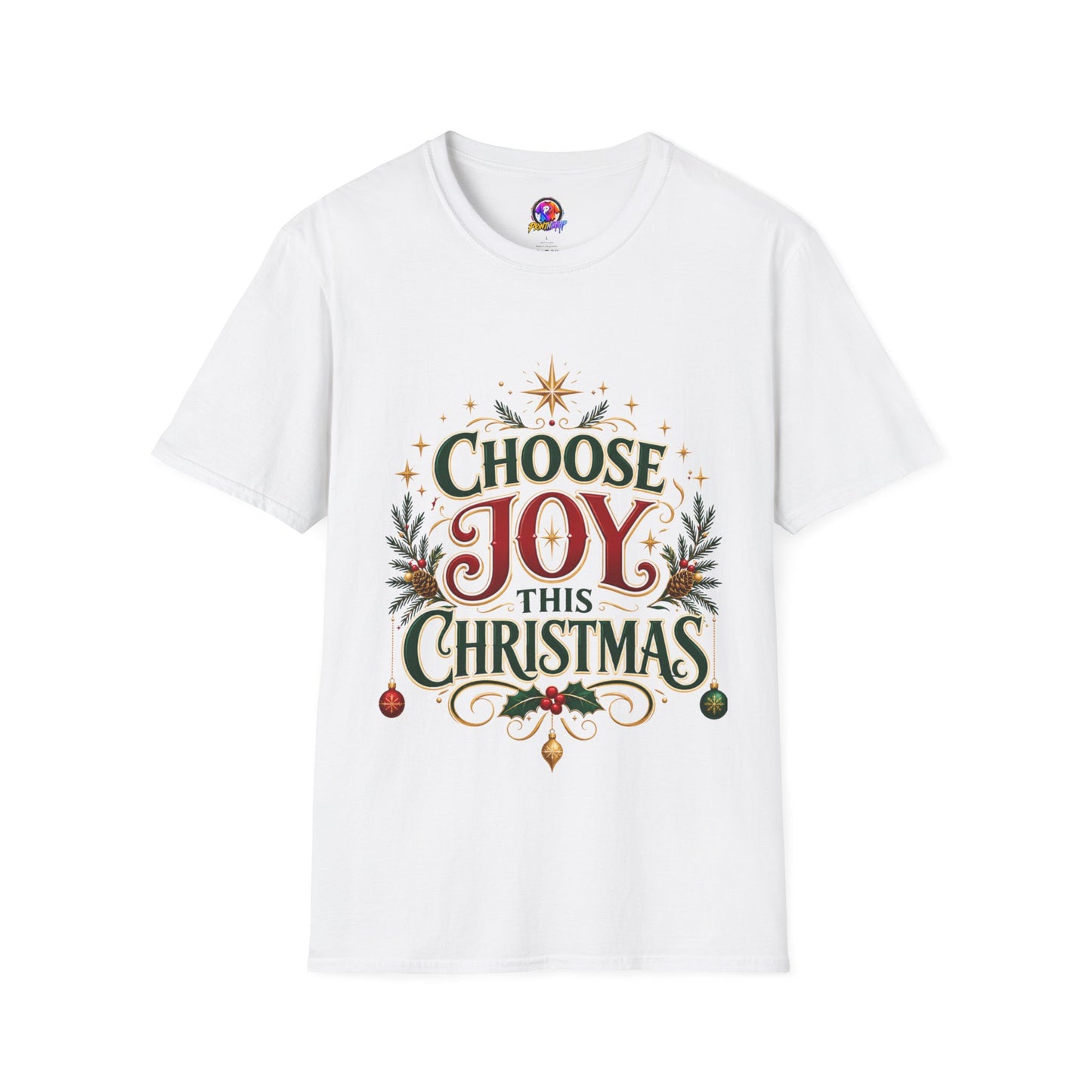 Choose Joy This Christmas T-Shirt — Festive Holiday Graphic Tee